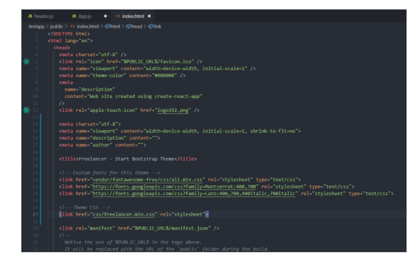 Как подключить bootstrap к react проекту