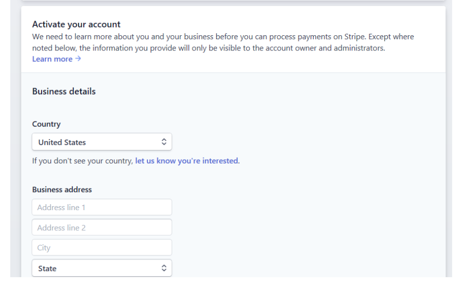 Stripe Account Log In