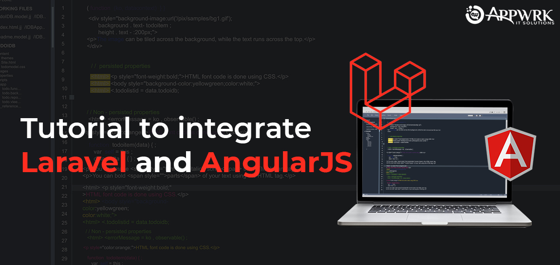 Tutorial To integrate Laravel And AngularJS. 