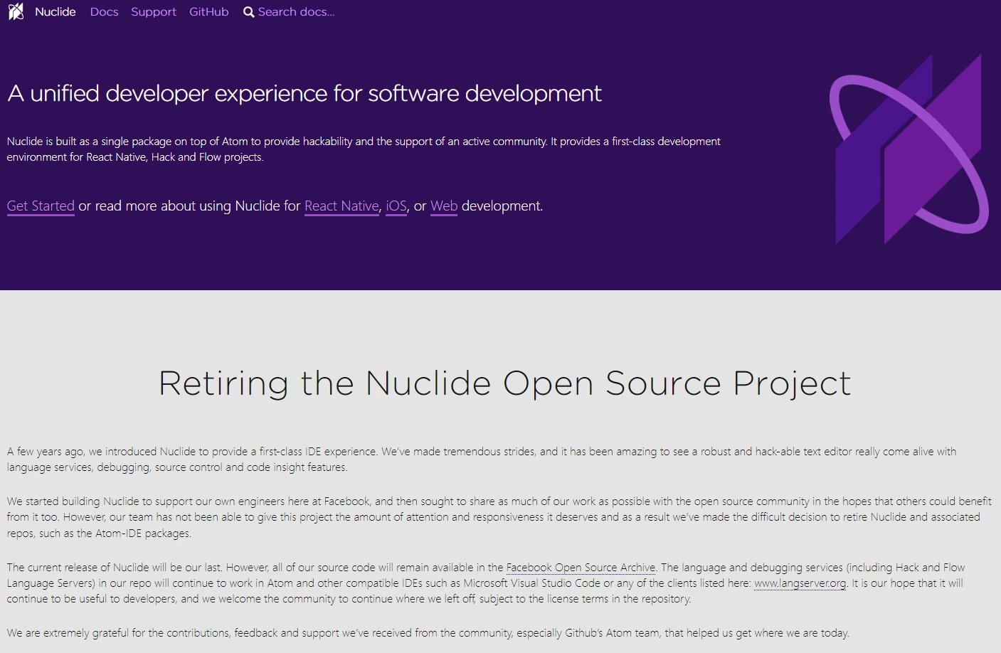 Nuclide - A Unified Developer Experience For Software Development