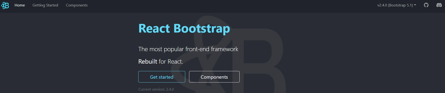 React Bootstrap