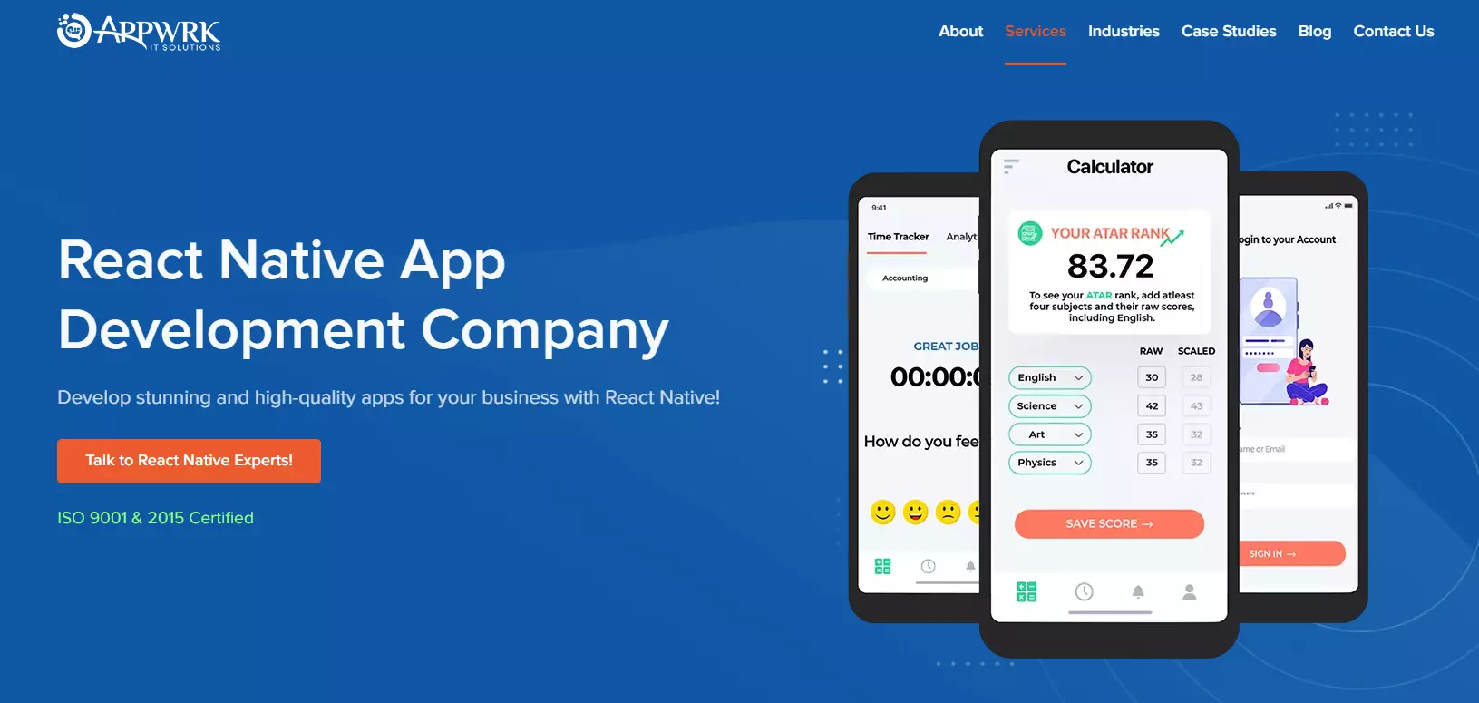 Services Offered by React Native App Developers India