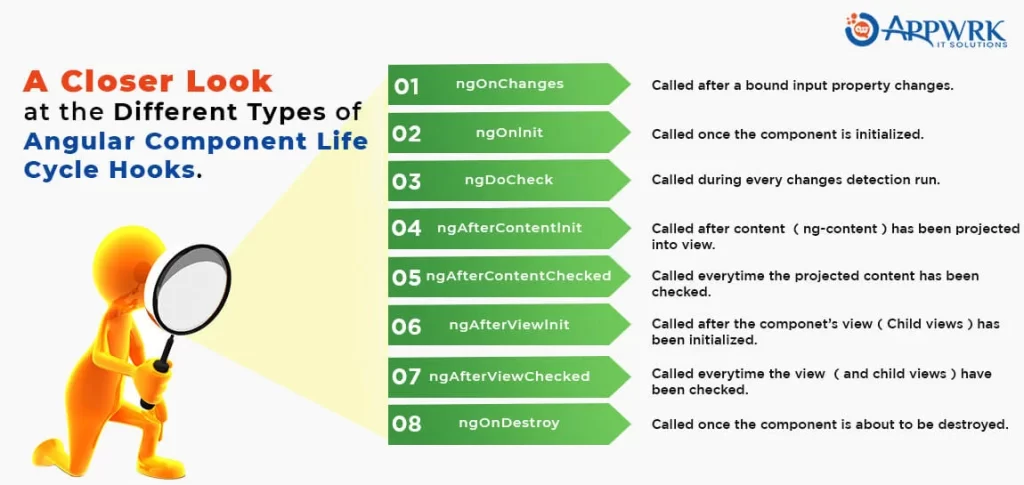 Different Types of Angular Component Life Cycle Hooks