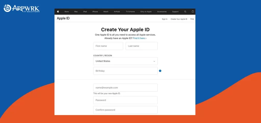 Create an Apple ID