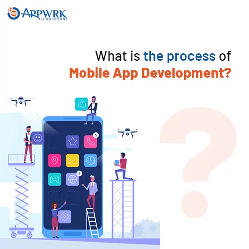 What is the process of mobile app development?