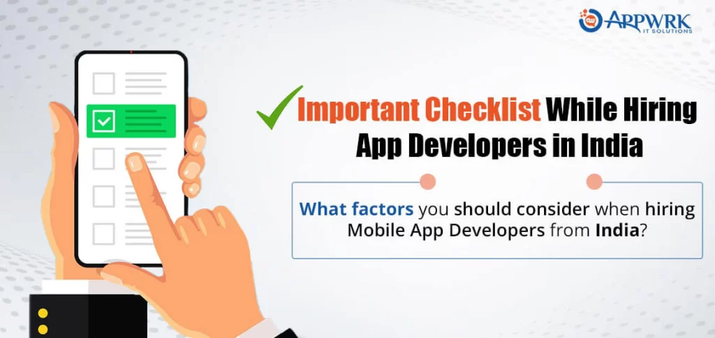 Important Checklist to Hire App Developers India