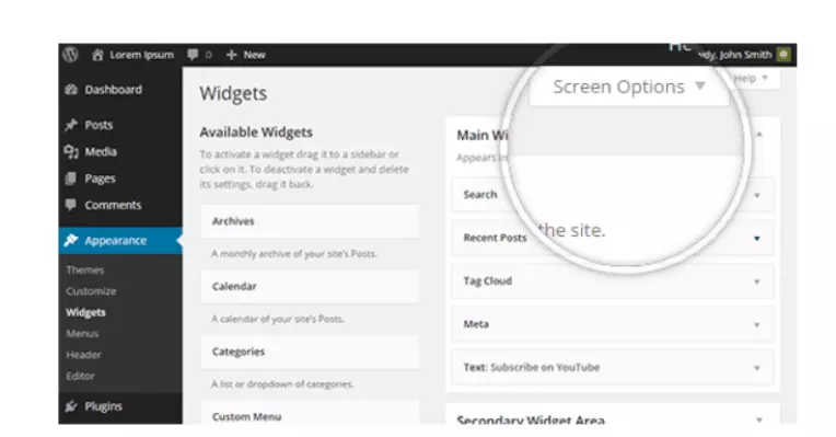 Accessibility Mode for Widgets - WordPress Feature