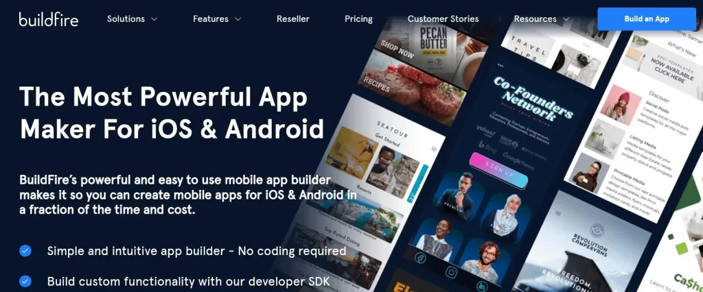 BuildFire - No-code App Development Platform