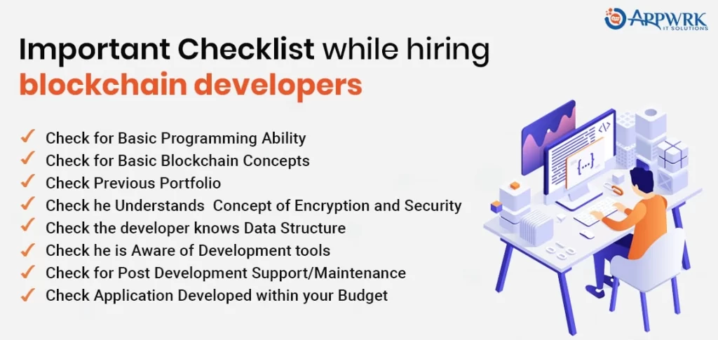 Checklist to Consider Before Hiring Blockchain Developers