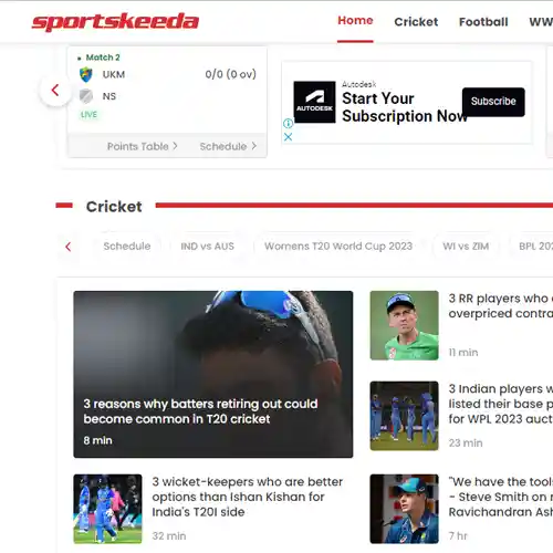 Sportskeeda: APPWRK Portfolio