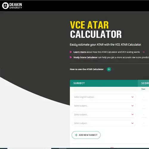 ATAR Calculator: AngularJS Portfolio