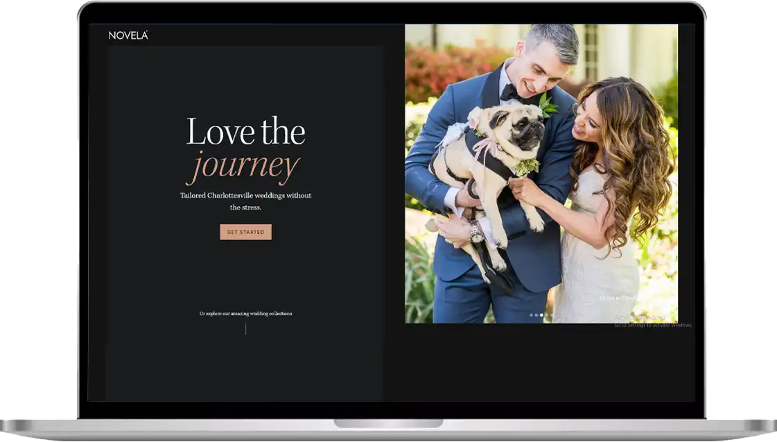Novela Wedding Website Case Study- APPWRK