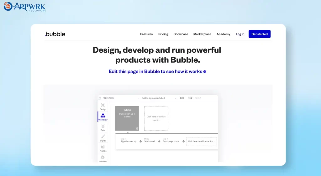 Bubble - No Coding Mobile App Development Tool