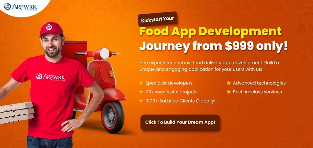 food delivery app development service
