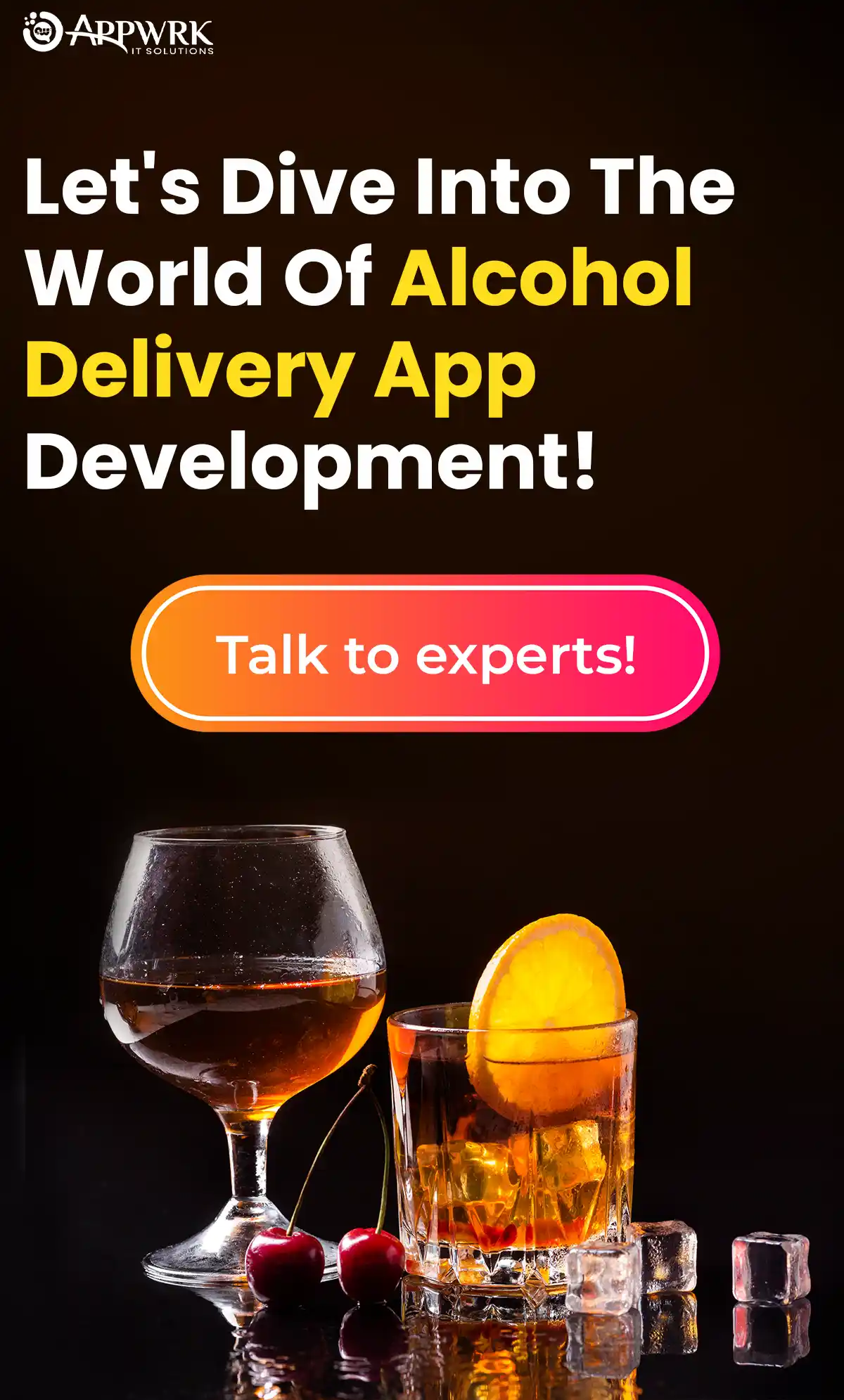 Alcohol delivery App Development - CTA