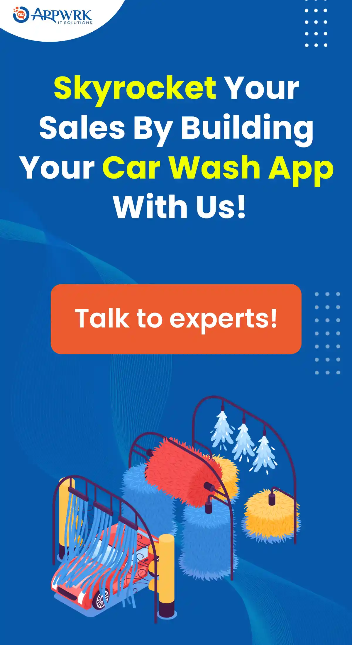 Car Wash App - Call To Action