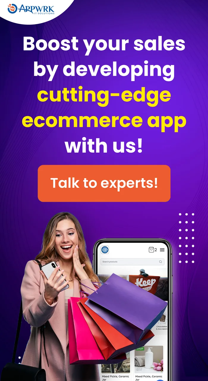 ecommerce app CTA
