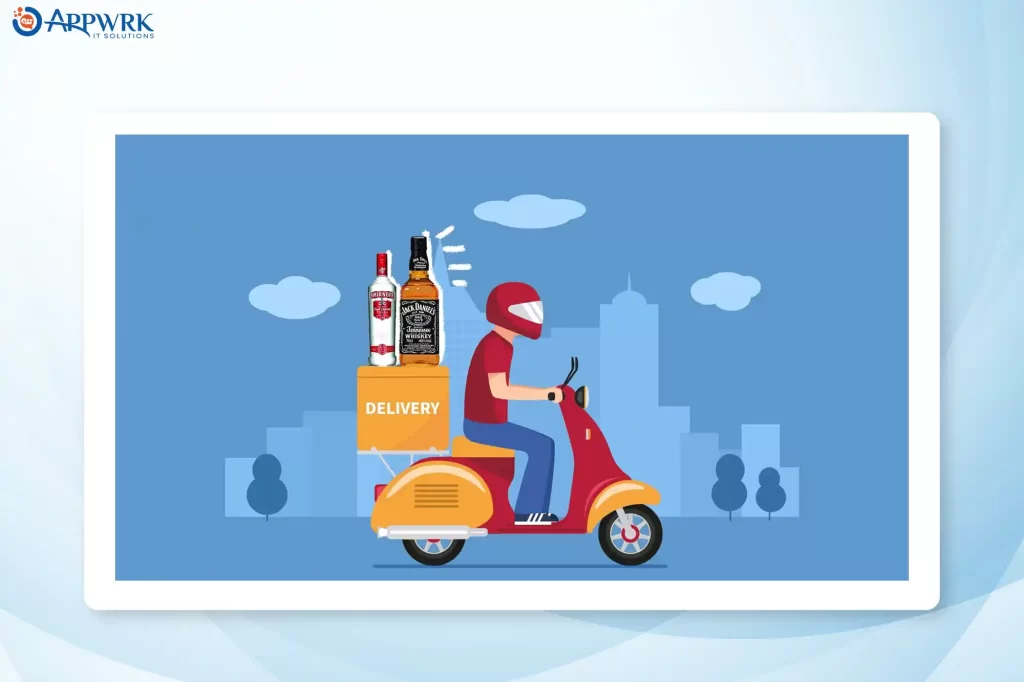 Alcohol delivery app