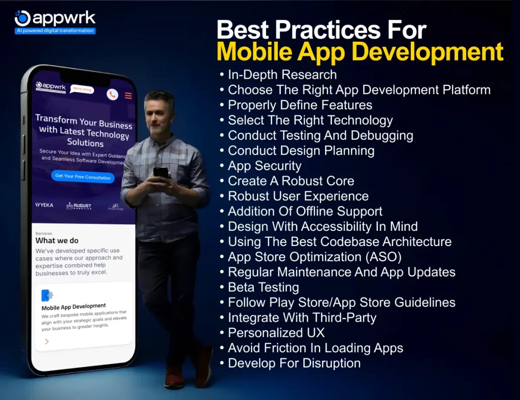 Best Practices of Mobile App Development