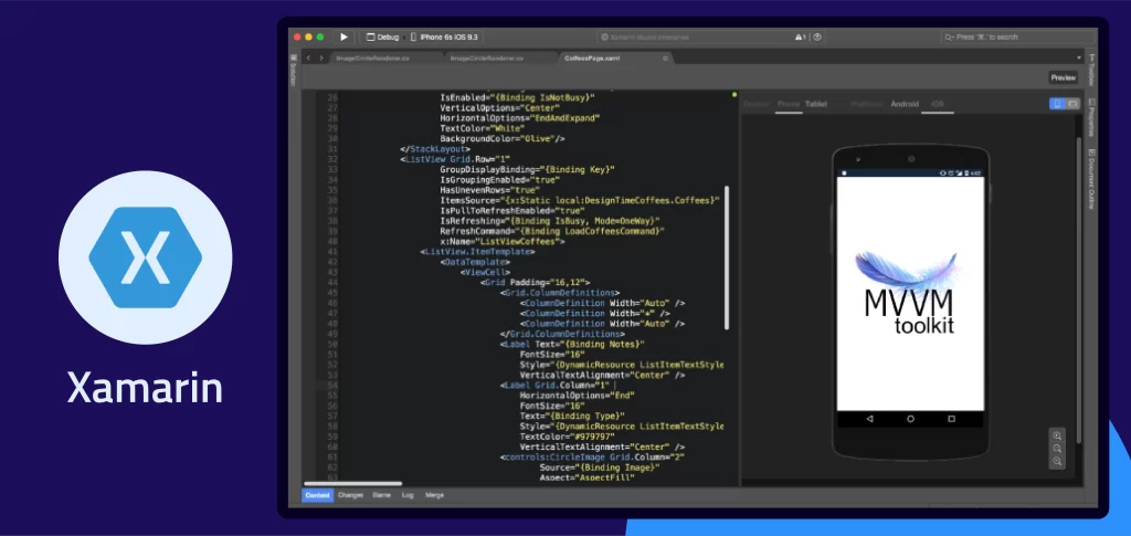 Android app development tools: Xamarin