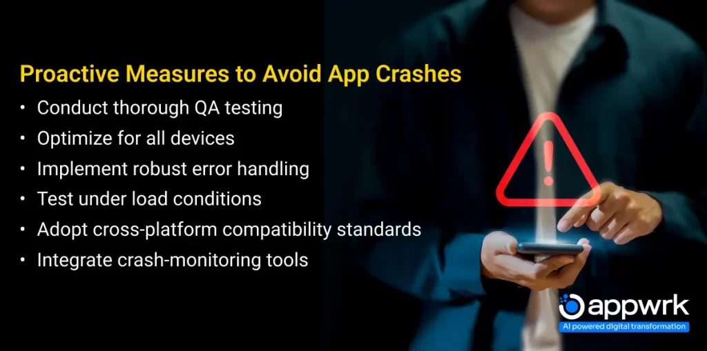 Proactive Measures to Avoid App Crashes