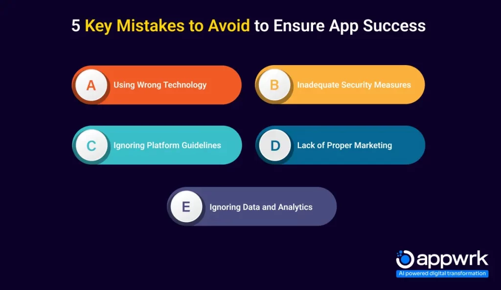 5 Key Mistakes to Avoid to Ensure App Success