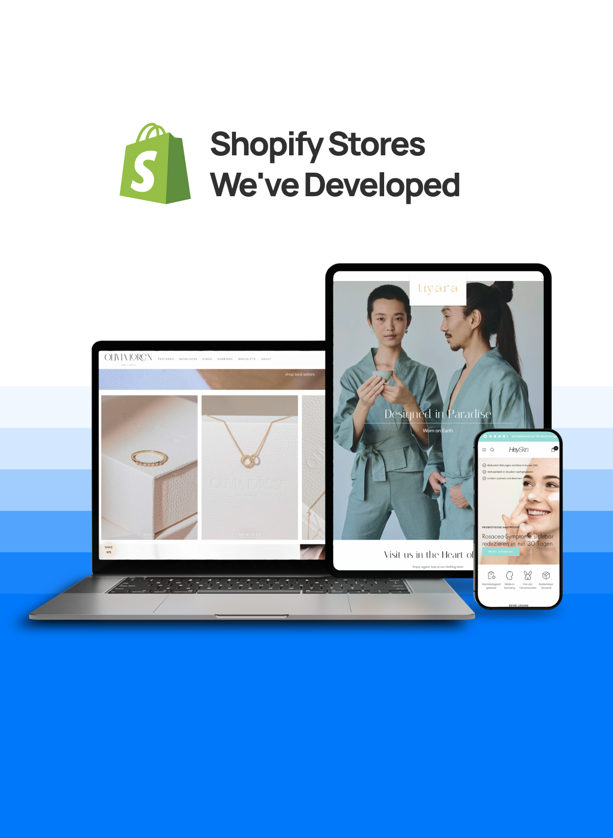 Shopify Stores we have developed