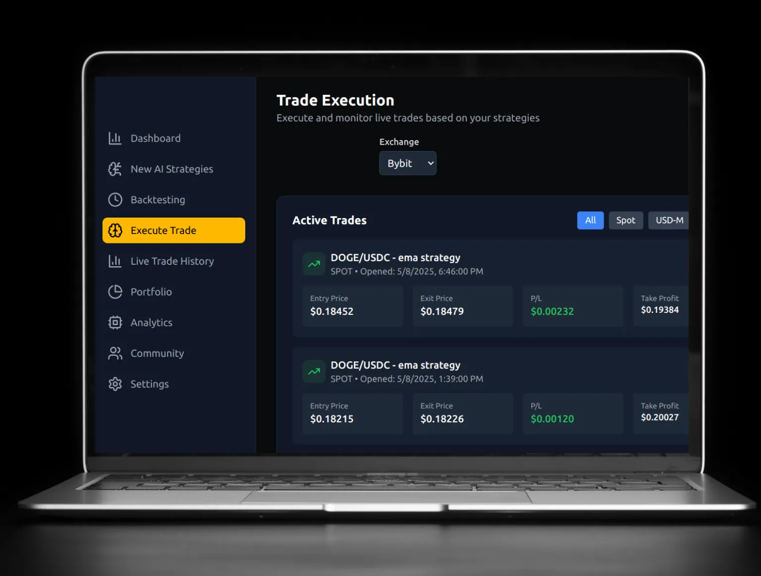 AI trading platform