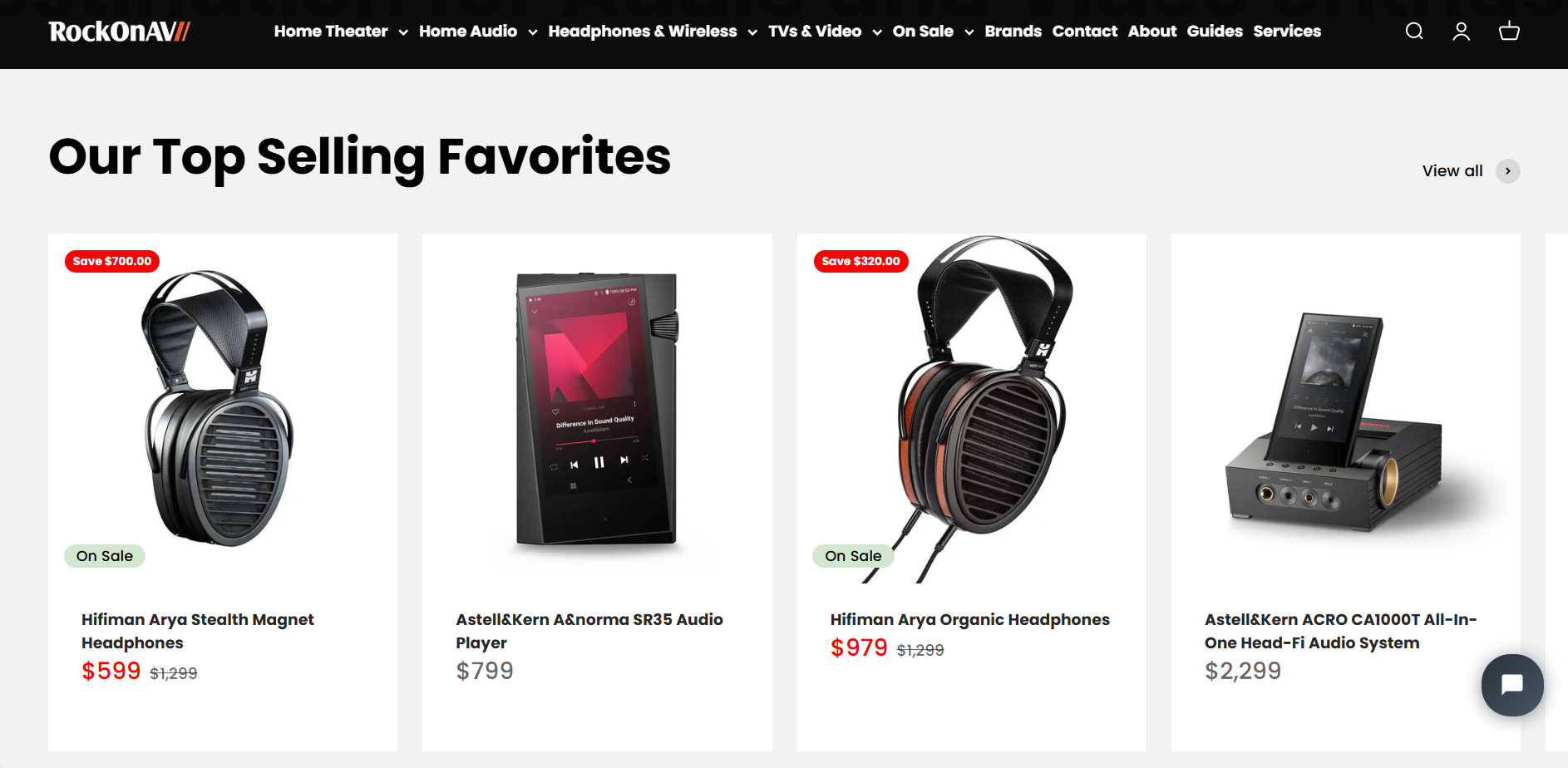 Rockonav's website