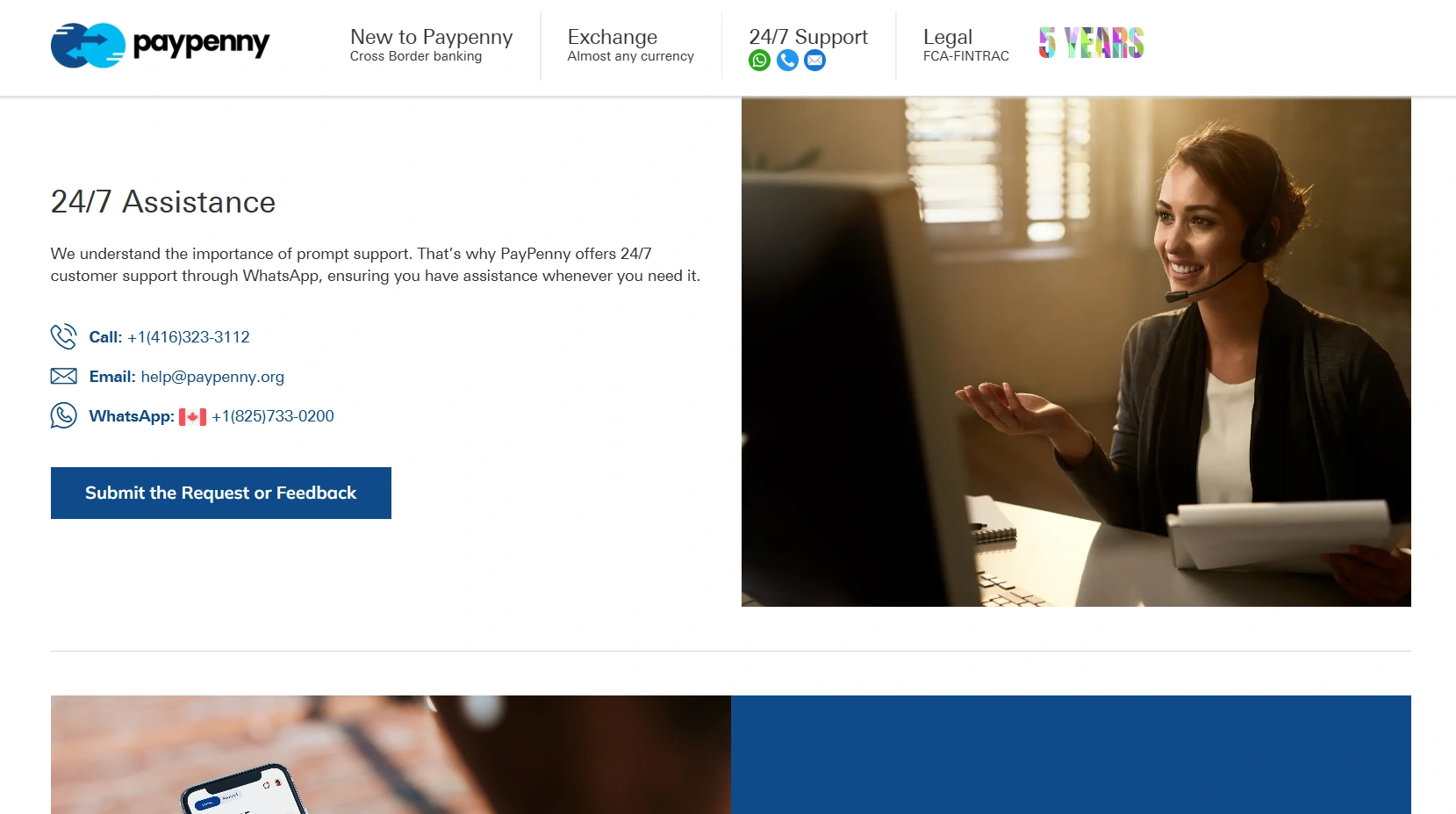 PayPenny's website 