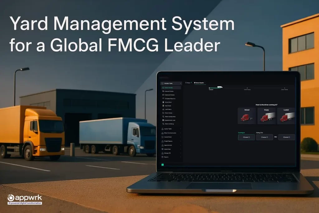 yard management system for a global fmcg leader