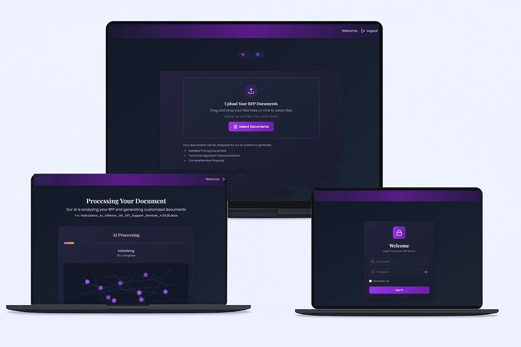 RFP Parser and Response Generator Interface