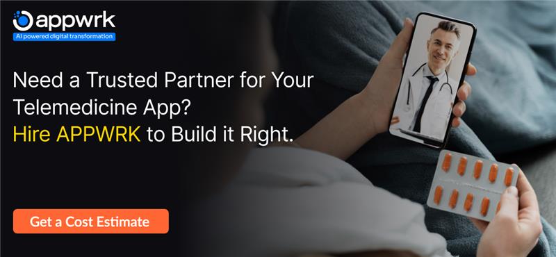 Need a trusted partner for your telemedicine app?Hire APPWRK to build it right.