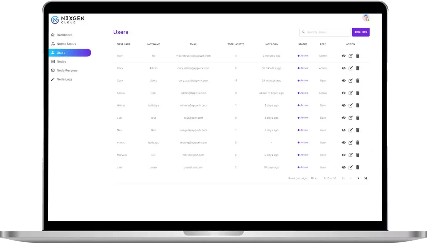 custom asset management software - Investor Portal