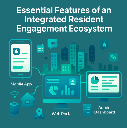 Features of an integrated resident engagement ecosystems