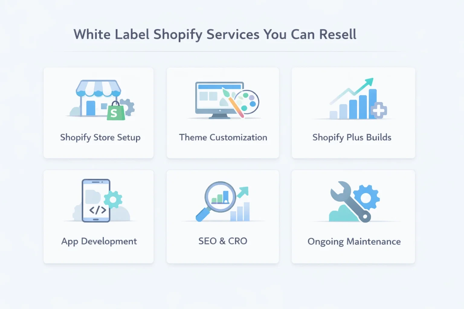 Examples of Services You Can Resell with a White Label Shopify Partner
