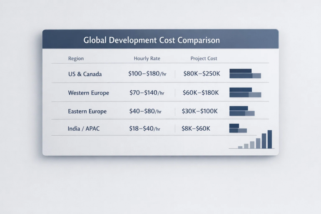 Regional Cost Analysis (US vs Global Development Hubs)