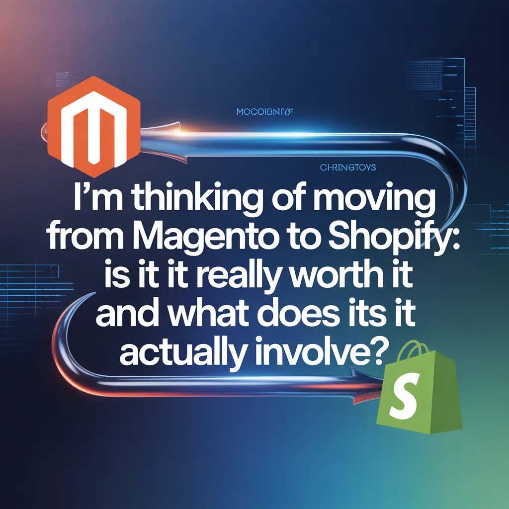 I’m thinking of moving from Magento to Shopify: is it really worth it and what does it actually involve?